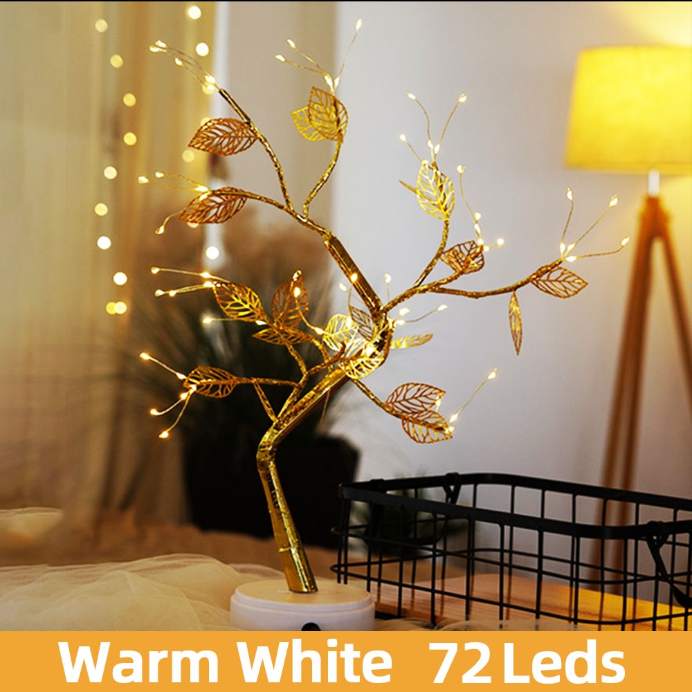 RGB LED String Light tree decor lamp twinkle light for bedroom (Included Bulbs)