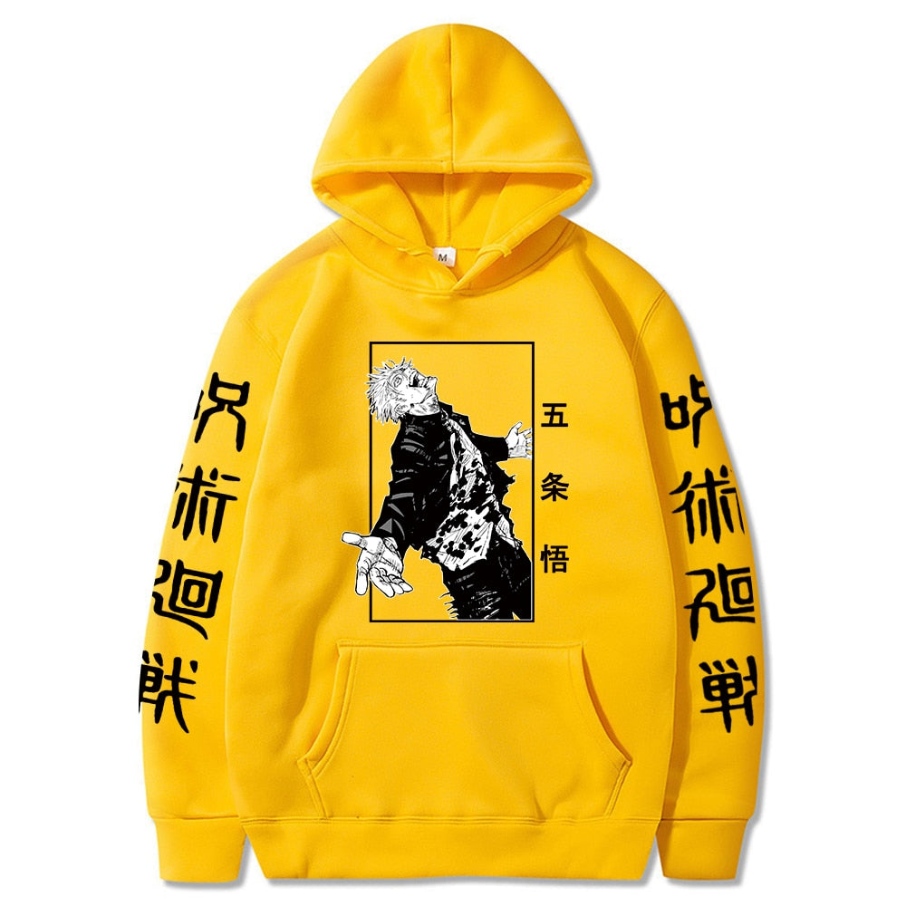 Jujutsu Kaisen Japanese Anime Hoodies Satoru Gojo Graphic Hoodie Sweatshirt