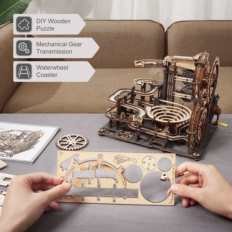 Robotime Rokr Marble Run 3D Wooden Puzzle