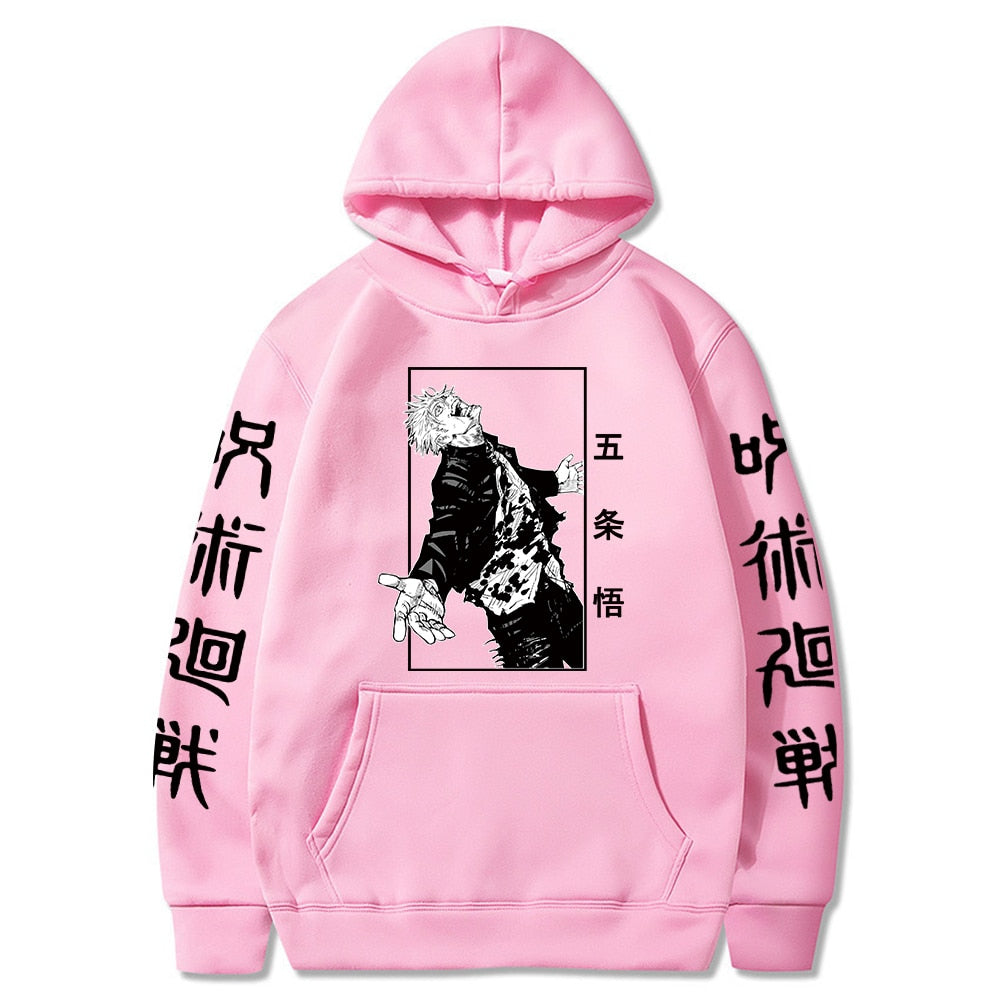 Jujutsu Kaisen Japanese Anime Hoodies Satoru Gojo Graphic Hoodie Sweatshirt
