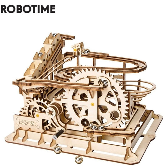 Robotime Rokr 4 Kinds Marble Run DIY Waterwheel